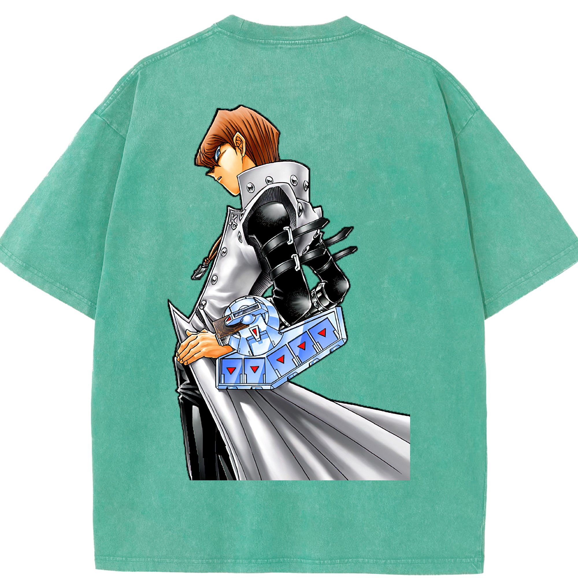 （画像用） 遊☆戯☆王 Yu-Gi-Oh! 綿100% ヴィンテージ風 半袖Tシャツ（背面プリント）